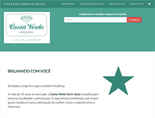 Tablet Screenshot of costaverdesemijoias.com.br